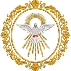 MEDAL 13 CM WITH DIVINE HOLY SPIRIT