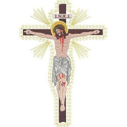 JESUS CRUCIFIED 23 CM