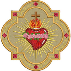 IMMACULATE HEART OF MARY FRAME 15 CM