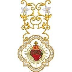 SACRED HEART OF JESUS DECORATED 30 CM