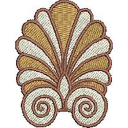 Embroidery Design Stylized Shell 2