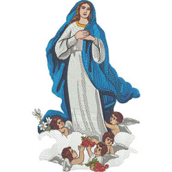 Diseño Para Bordado Nuestra Señora Inmaculada Concepción 25 Cm