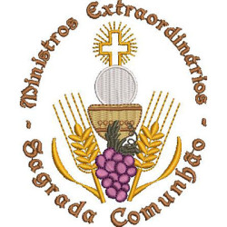 Diseño Para Bordado Ministros Extraordinarios De La Sagrada Comunión 14