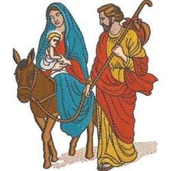 Embroidery Design Sagrada Family 13 Cm