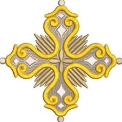 DECORATED CROSS 267