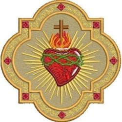 CUADRO SAGRADO CORAZÓN DE JESÚS 10 CM