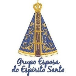 Embroidery Design Our Lady Aparecida Wife