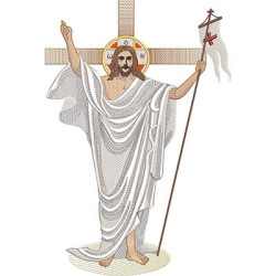 Diseño Para Bordado Resurrección De Jesucristo