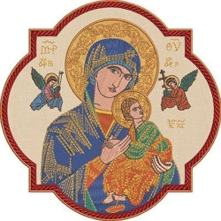 Embroidery Design Our Lady Of Perpetual Help 20 Cm