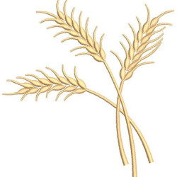 Embroidery Design 16 Cm Wheats