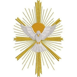 Embroidery Design Divine Holy Spirit 20 Cm