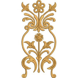 Embroidery Design Golden Arabesques 53