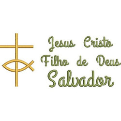 Embroidery Design Jesus Christ Son Of God The Savior