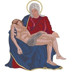 Embroidery Design Pietà 35 Cm