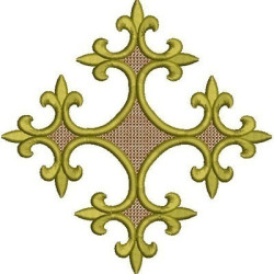 Embroidery Design Decorated Cross 277