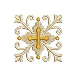 Embroidery Design Decorated Cross 279