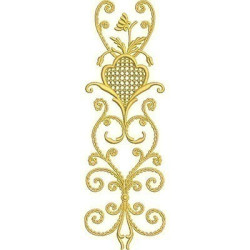 Embroidery Design Golden Arabesques 27