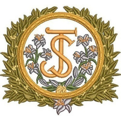 Diseño Para Bordado Medalla San José