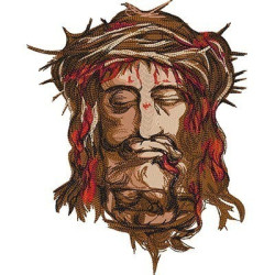 Matriz De Bordado Face De Jesus Véu De Verônica