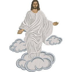 Embroidery Design Resurrected Jesus 18 Cm 2