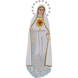 Embroidery Design Our Lady Of The Broken Heart 3