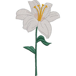 Embroidery Design Soltar Lily 18 Cm
