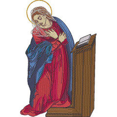 Diseño Para Bordado Nuestra Señora De La Anunciación 2..