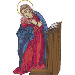 Embroidery Design Our Lady Of The Anunciation 2