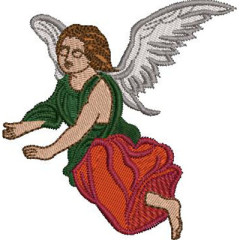 Embroidery Design Angel 9 Cm 2..