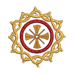 Embroidery Design Decorated Cross 296