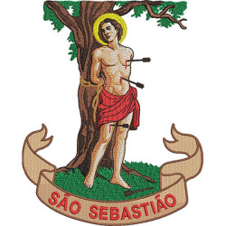 Diseño Para Bordado San Sebastián 25 Cm