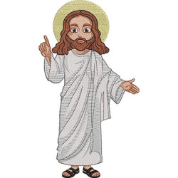 Embroidery Design Jesus Cute