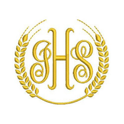 Embroidery Design Wheat With Jhs 8 Cm