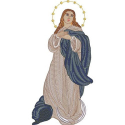 Matriz De Bordado Nossa Senhora Da Conceição 25 Cm