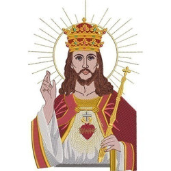 Matriz De Bordado Cristo Rei 30 Cm