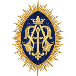 Matriz De Bordado Moldura Mariana 22 Cm Aplique