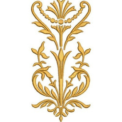 Matriz De Bordado Arabescos Decorativos 20 Cm