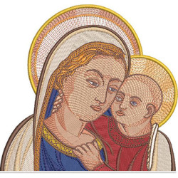 Embroidery Design Our Lady Of Good Counsel 16 Cm
