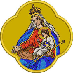 Embroidery Design Applique Our Lady Help Of Christians
