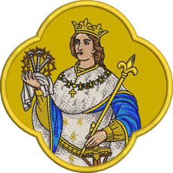 Embroidery Design Applique Saint Louis King Of France