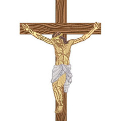 Embroidery Design  Jesus ​​christ Crucified 15 Cm..