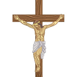 Embroidery Design  Jesus ​​christ Crucified 15 Cm