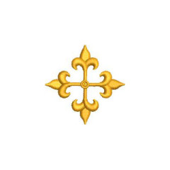 Embroidery Design Decorated Cross 325..