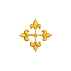 Embroidery Design Decorated Cross 325