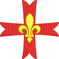 Embroidery Design Decorated Cross 328..