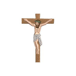 Embroidery Design Jesus ​​crucified 7 Cm