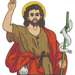 Embroidery Design Saint John The Baptist Bust