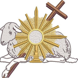 Embroidery Design Lamb Of God With Ostenstory