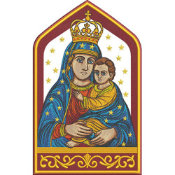 Embroidery Design Our Lady Of Perpetual Help 32 Cm