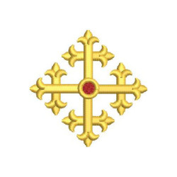 Embroidery Design Decorated Cross 331